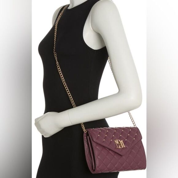 nwt badgley Mischka diamond quilted crossbody bag - Picture 1 of 7